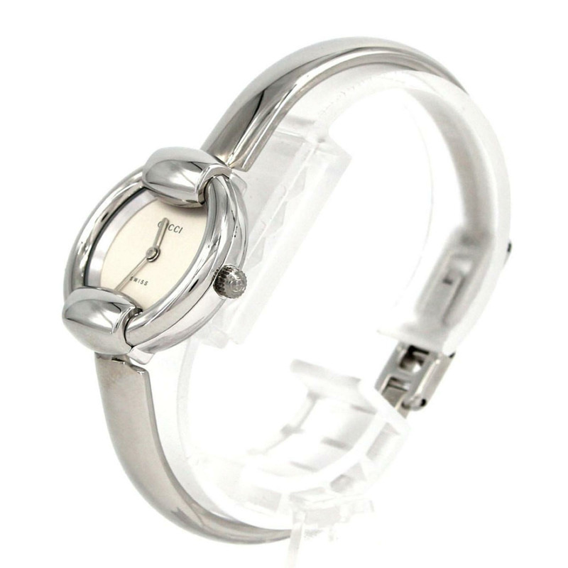 Gucci 1400L 中型不鏽鋼石英錶-1