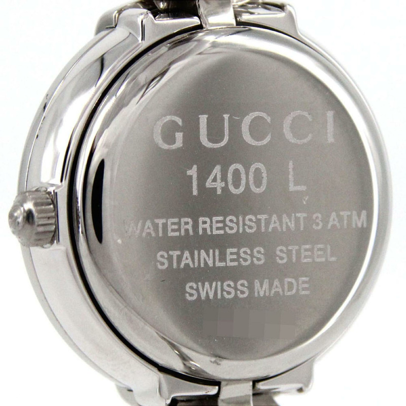 Gucci 1400L 中型不鏽鋼石英錶-4