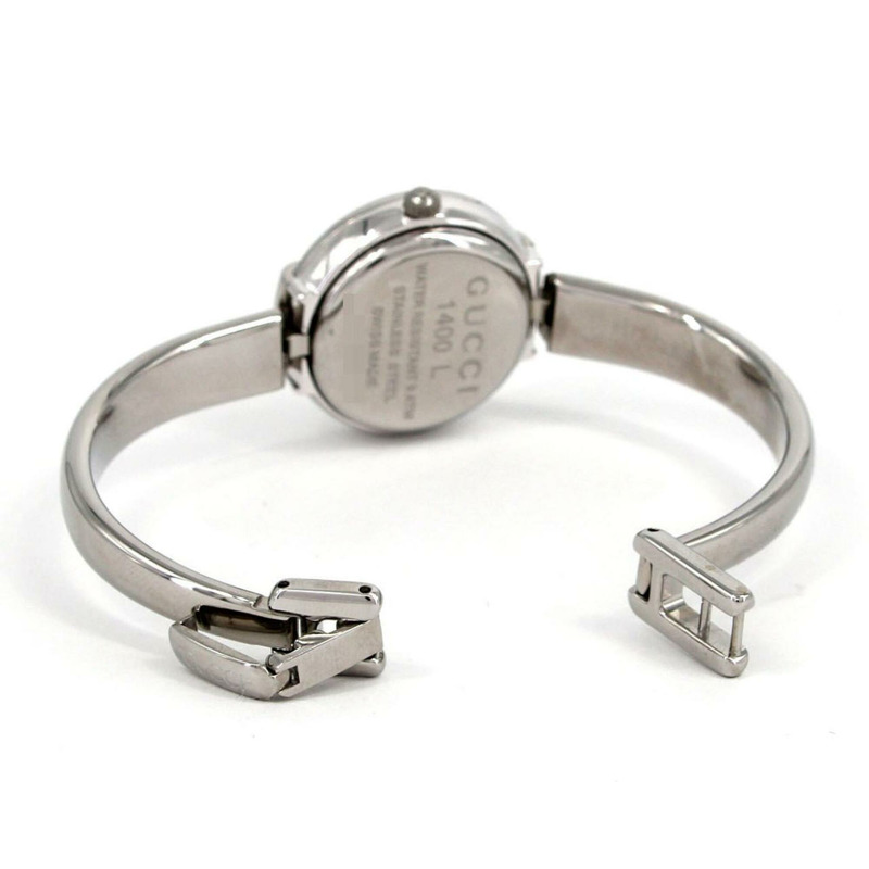 Gucci 1400L 中型不鏽鋼石英錶-5