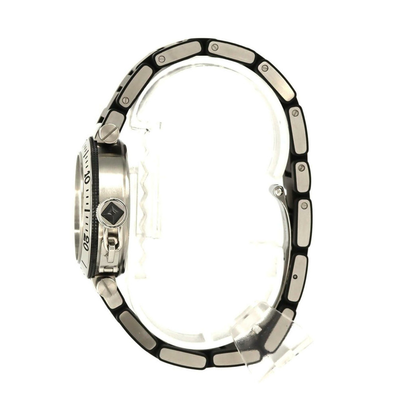 卡地亞 Pasha Seatimer 女士 SM W3140003 精鋼石英錶-2