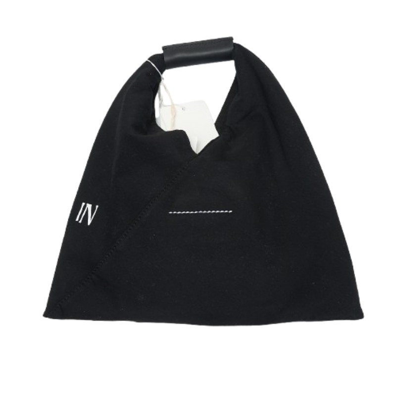 MM6 Maison Margiela 黑色帆布托特包 和尚袋-1