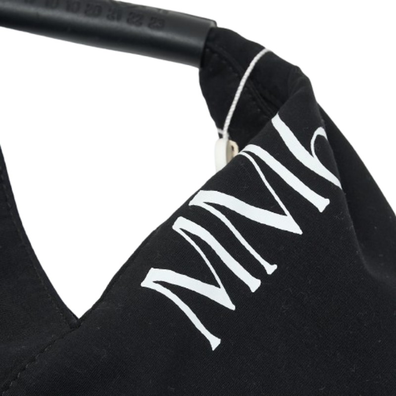 MM6 Maison Margiela 黑色帆布托特包 和尚袋-2