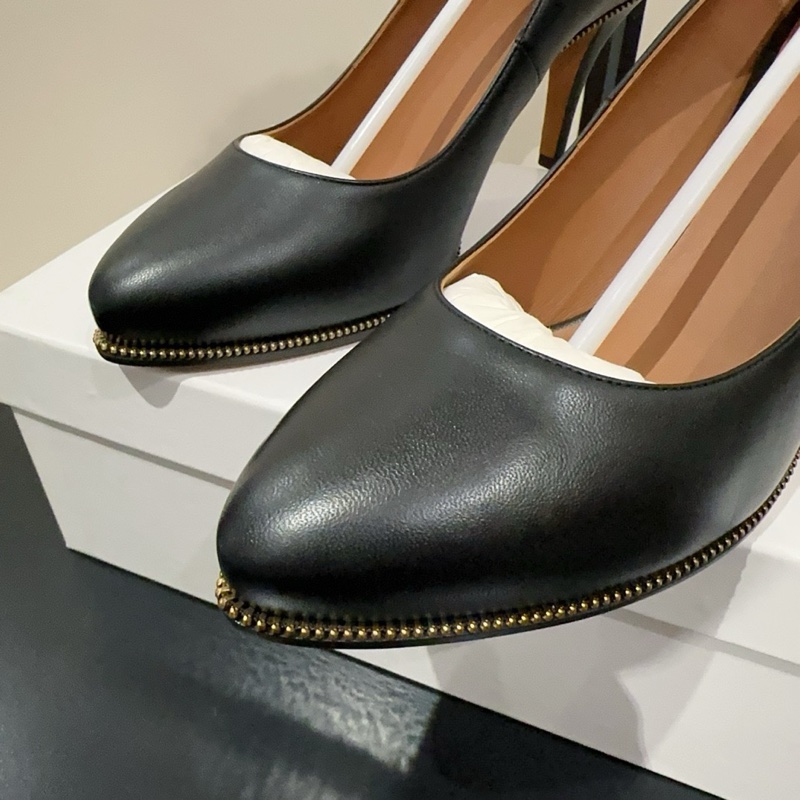 閒置新未使用Givenchy 紀梵希 GVC 黑色高跟鞋 38.5碼跟高7cm 好穿氣質女神範 意大利產-4