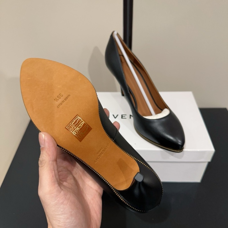 閒置新未使用Givenchy 紀梵希 GVC 黑色高跟鞋 38.5碼跟高7cm 好穿氣質女神範 意大利產-5