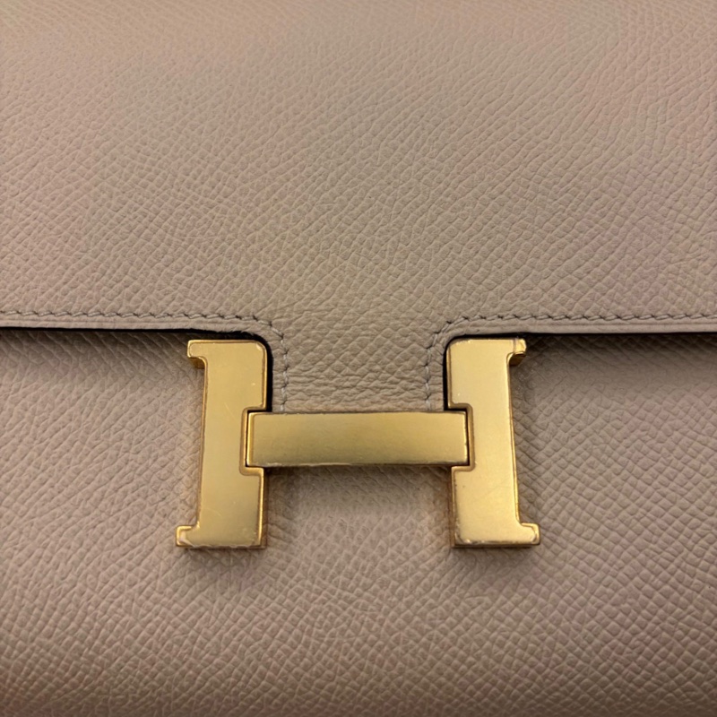 【97新 ✨ 全網最低價!】 Hermes 愛馬仕 constance 康康錢包 風衣灰 斜挎包(下單前先詢問庫存❗️)-2