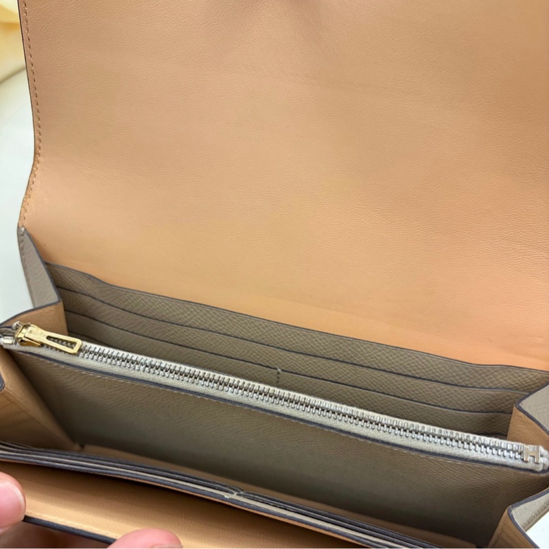 【97新 ✨ 全網最低價!】 Hermes 愛馬仕 constance 康康錢包 風衣灰 斜挎包(下單前先詢問庫存❗️)-6