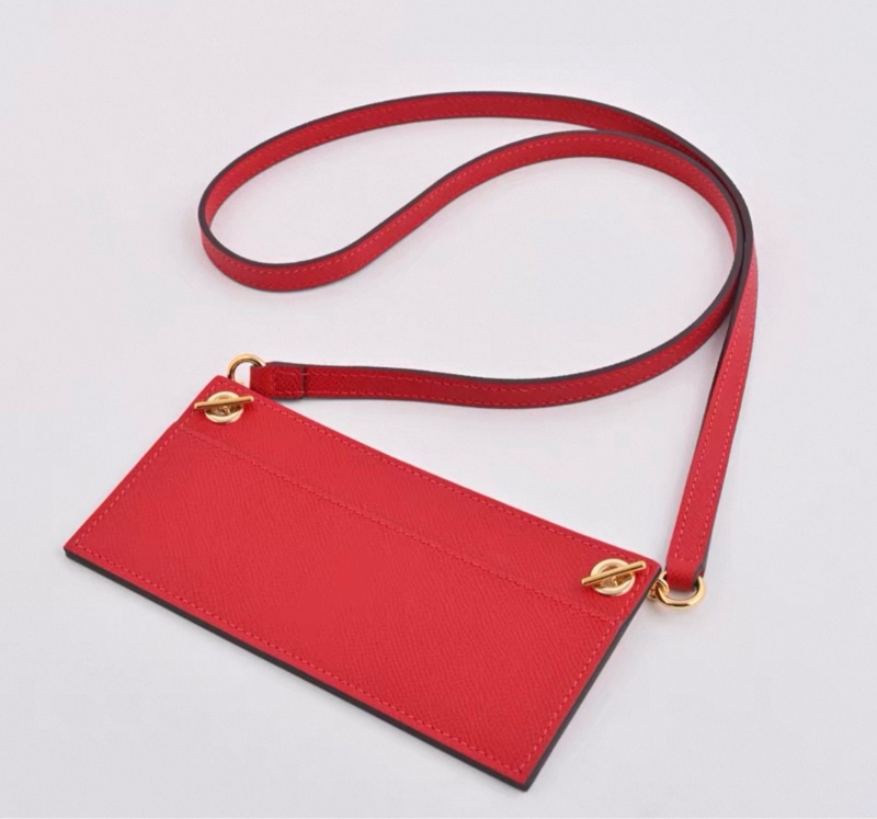 【96新 ✨ 全網最低價!】 Hermes 愛馬仕 constance 康康錢包 紅色 金扣 斜挎包(下單前先詢問庫存❗️)-3