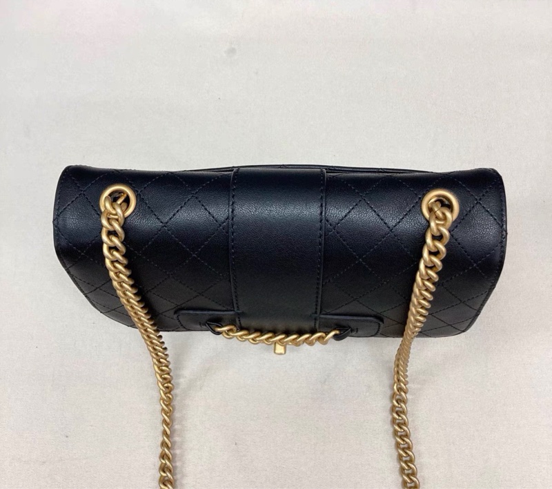 【97新 ✨ 全網最低價!】 CHANEL/香奈兒 黑金 graphic chic郵差包 單肩斜挎包 (下單前先詢問庫存❗️)-5