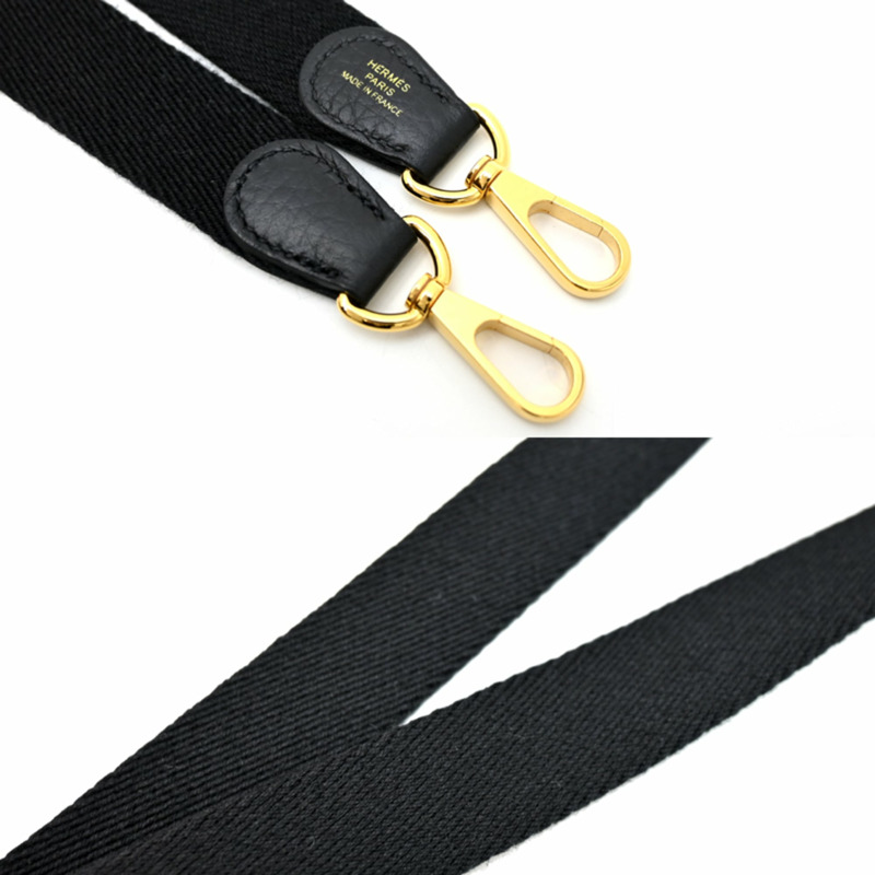 愛馬仕 Evelyne TPM,B 印記,2023 年款,金色五金,女士單肩包,Taurillon Clemence 皮革,黑色-4