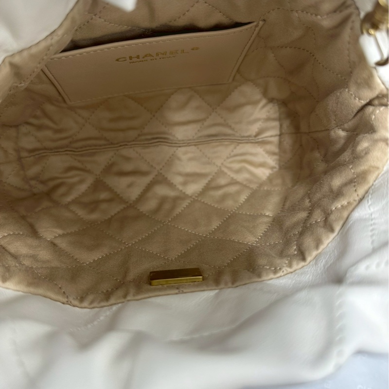 絕美熱門款🥹Chanel香奈兒白金mini22bag鏈條手提單肩斜挎包-14