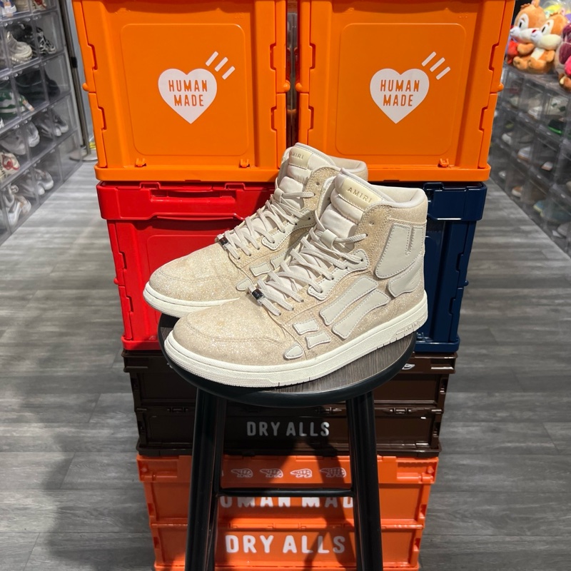 Amiri 骨頭鞋 閃粉高筒Eu44-0