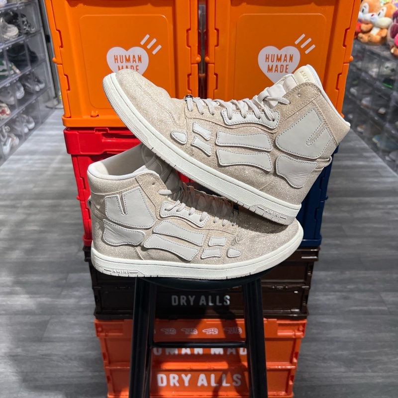 Amiri 骨頭鞋 閃粉高筒Eu44-1