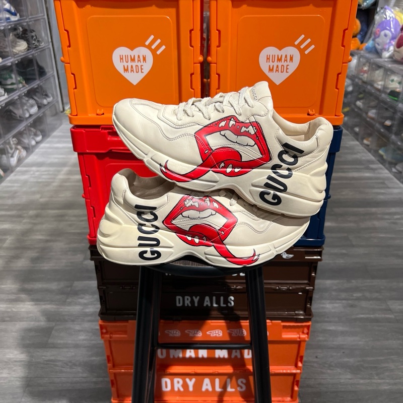 Gucci 做舊 紅唇老爹鞋G8-1