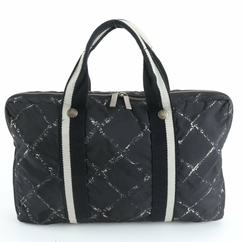 香奈兒旅行系列手提單肩包 黑色 男士-0