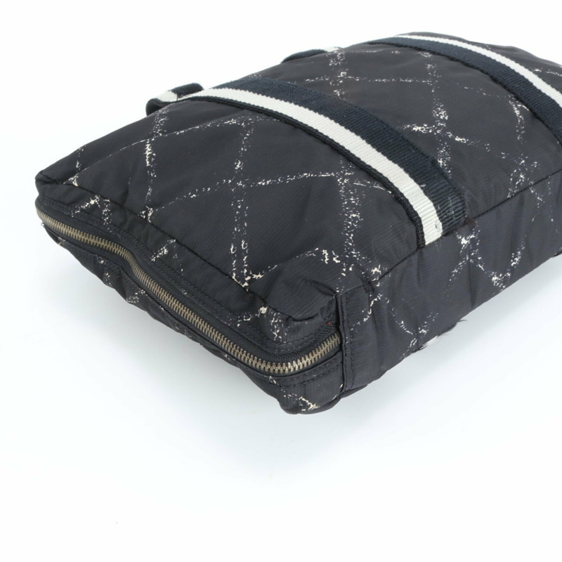 香奈兒旅行系列手提單肩包 黑色 男士-3