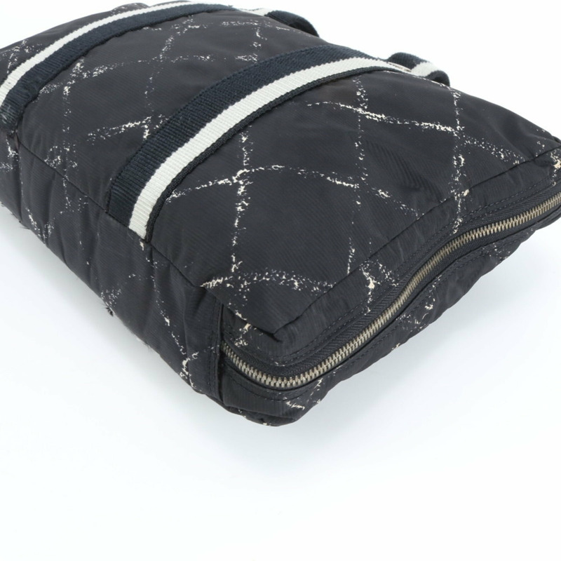 香奈兒旅行系列手提單肩包 黑色 男士-4