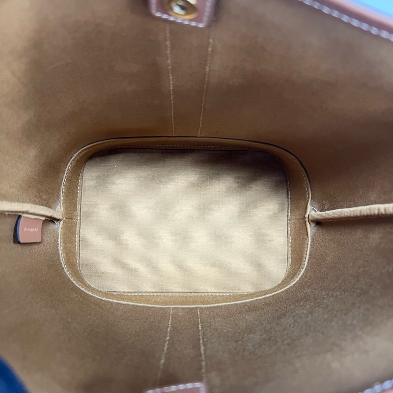 Celine/賽琳 凱旋門老花棕色水桶包小號 尺寸:18*22cm 附件塵袋-8