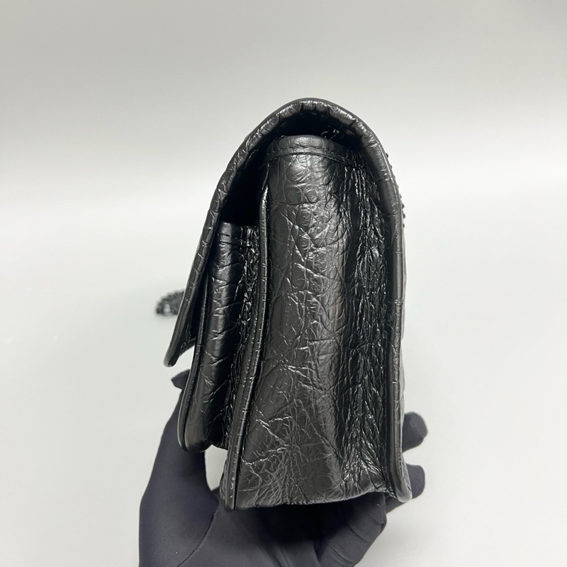 YSL/聖羅蘭 黑色鰐壓紋niki小號baby鏈條尺寸：22*17cm 附件：塵袋-5