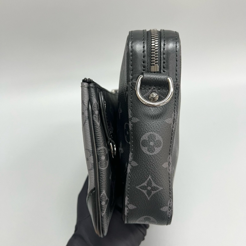 LV/路易威登 Trio黑武士老花三合一男士單肩斜挎包 20年編碼 尺寸：25x18x7cm 附件：子袋 肩帶-5