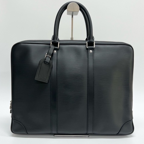 LV/路易威登 黑色epi水波紋男士公文包 手提包 缺少長肩帶 尺寸：41*30