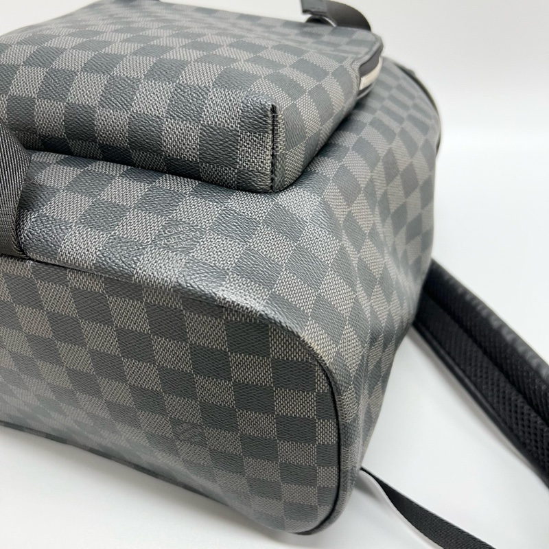 98新 LouisVuitton路易威登 Zack系列男士黑棋盤格雙肩包  尺寸：30×44 附件：塵袋-3