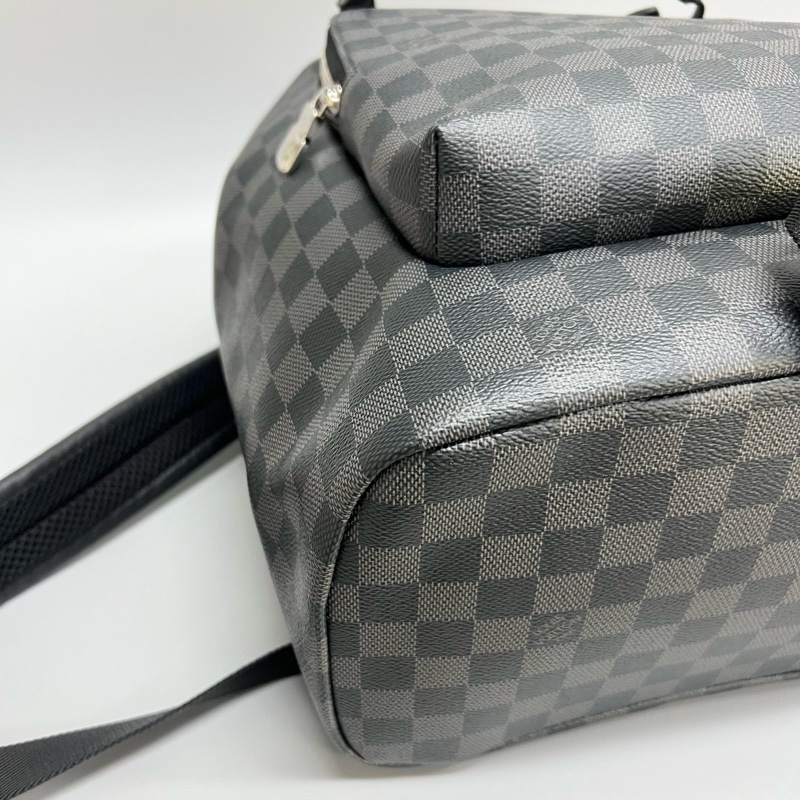 98新 LouisVuitton路易威登 Zack系列男士黑棋盤格雙肩包  尺寸：30×44 附件：塵袋-4