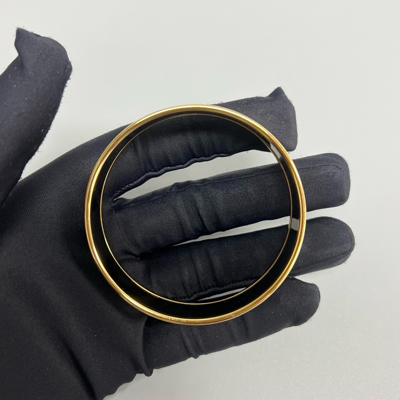 99新 HERMES/愛馬仕 琺瑯彩色印花合金寬版手鐲 附件:塵袋 盒子 吊牌-3