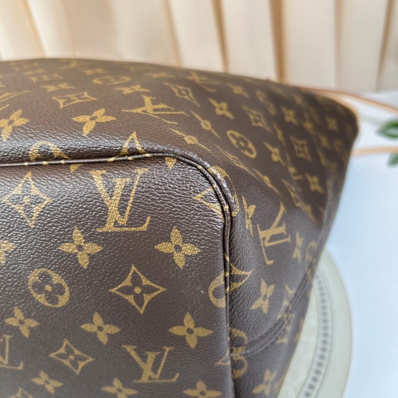 LV路易威登老花Neverfull大號子母包 帶子袋 容量超大 可手提可單肩 日常通勤逛街都合適-7