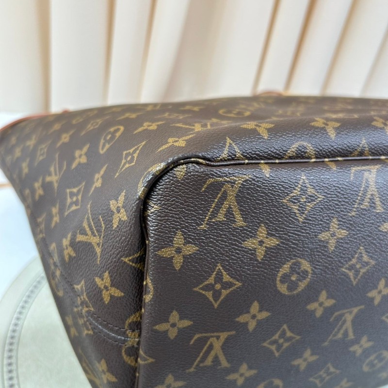 LV路易威登老花Neverfull大號子母包 帶子袋 容量超大 可手提可單肩 日常通勤逛街都合適-9