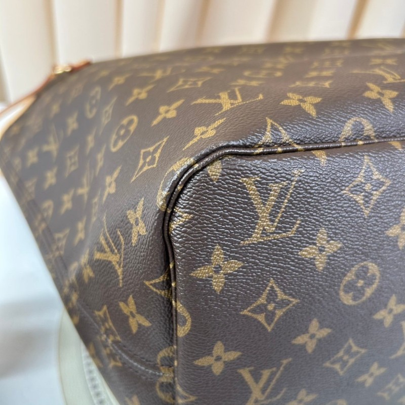 LV路易威登老花Neverfull大號子母包 帶子袋 容量超大 可手提可單肩 日常通勤逛街都合適-11