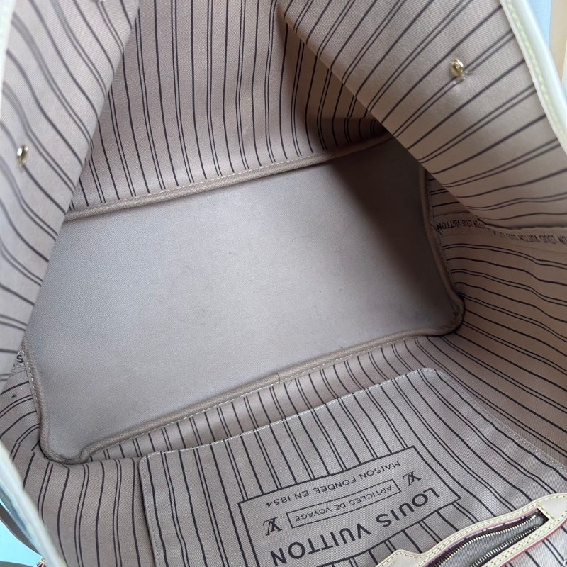 LV路易威登老花Neverfull大號子母包 帶子袋 容量超大 可手提可單肩 日常通勤逛街都合適-12