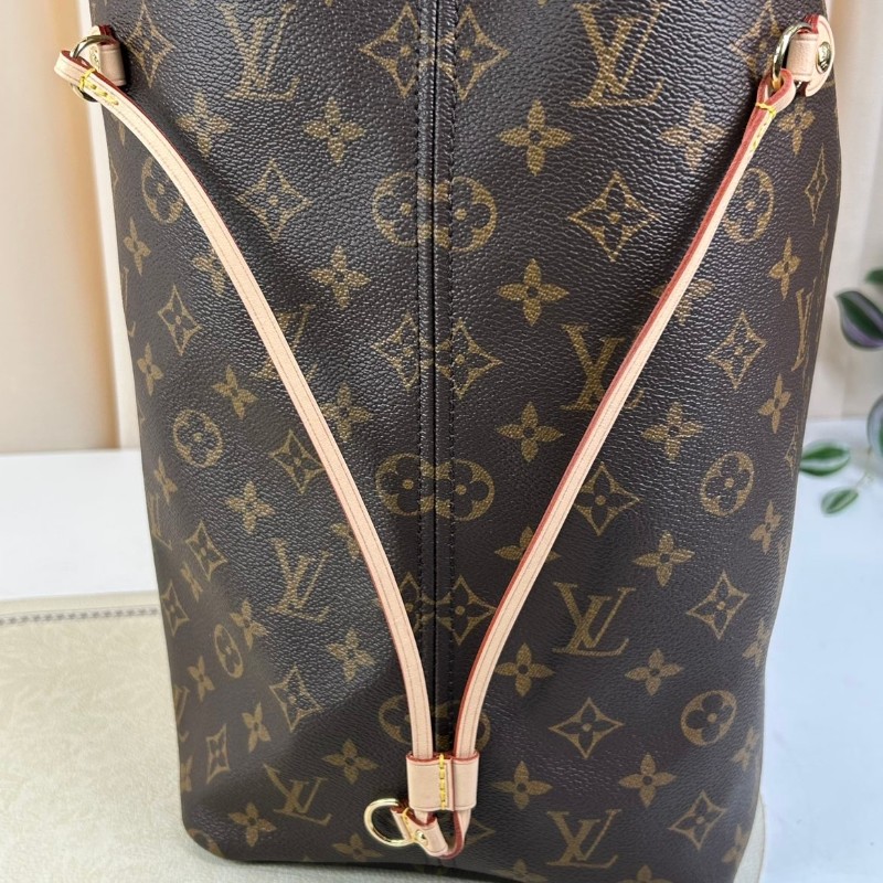 LV路易威登老花Neverfull大號子母包 帶子袋 容量超大 可手提可單肩 日常通勤逛街都合適-27