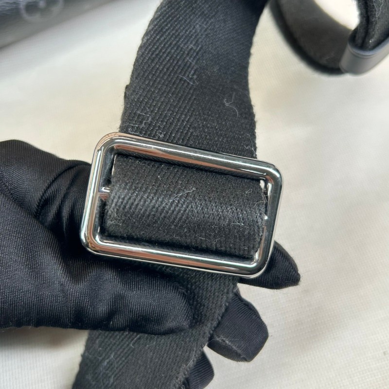 LV路易威登 經典老花包蓋式開合 Eclipse帆布拼牛皮 郵差包斜挎單肩包-22