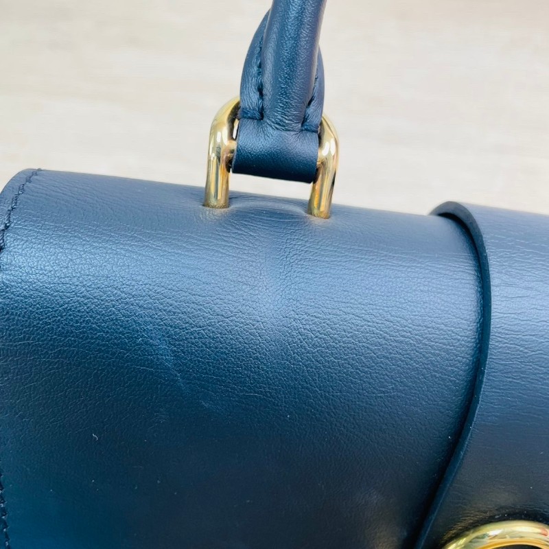 專櫃價3.3折!路易威登/Louis Vuitton locky bb黑拼老花鎖頭包 手提單肩斜挎都可 經典款式 休閒復古-18