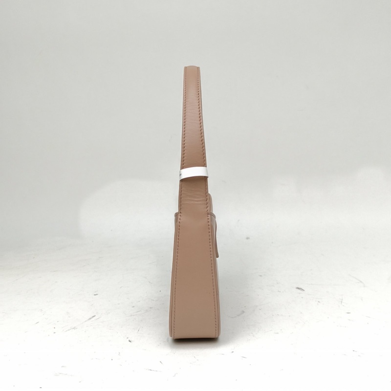 SAINT LAURENT LE5À7HOBO迷你裸粉色牛皮金扣-1