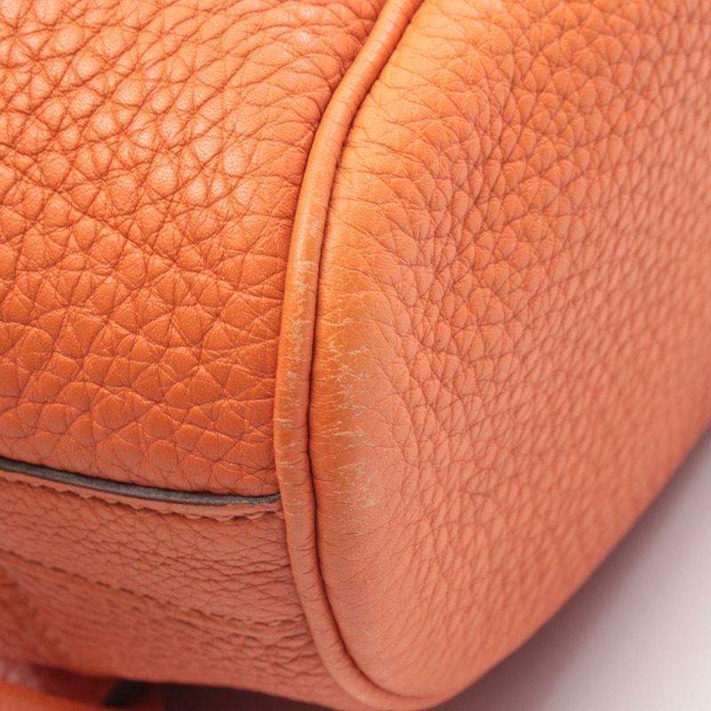 愛馬仕 Market PM 水桶肩背包,Togo 皮革,橙色,SHW,二手,女款 L 碼-9