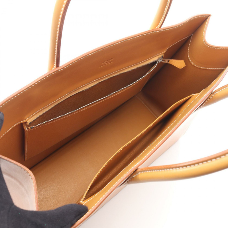 愛馬仕白色巴士GM托特包 D Chamonix皮革天然二手女士SHW女士-2