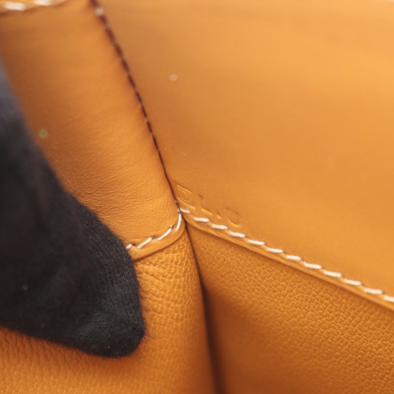 愛馬仕白色巴士GM托特包 D Chamonix皮革天然二手女士SHW女士-4