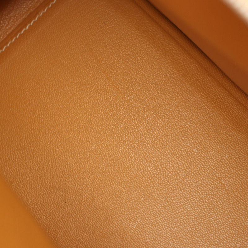 愛馬仕白色巴士GM托特包 D Chamonix皮革天然二手女士SHW女士-12