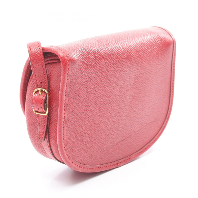 HERMES Balle de Golf 迷你肩斜背包 V Courchevel Rouge Vif 二手 GHW-1