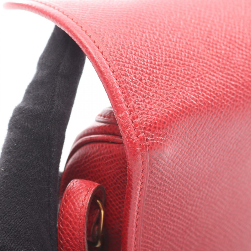 HERMES Balle de Golf 迷你肩斜背包 V Courchevel Rouge Vif 二手 GHW-4