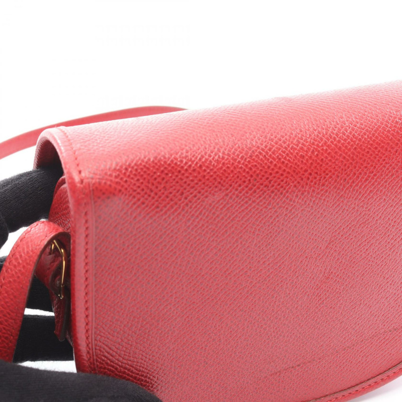 HERMES Balle de Golf 迷你肩斜背包 V Courchevel Rouge Vif 二手 GHW-5