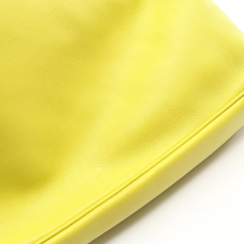 愛馬仕 Masai Cut 32 單肩包,O Swift 皮革,亮黃色,二手,女士款,帶有五金配件-6