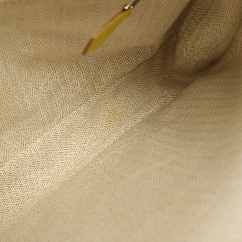 愛馬仕 Masai Cut 32 單肩包,O Swift 皮革,亮黃色,二手,女士款,帶有五金配件-9