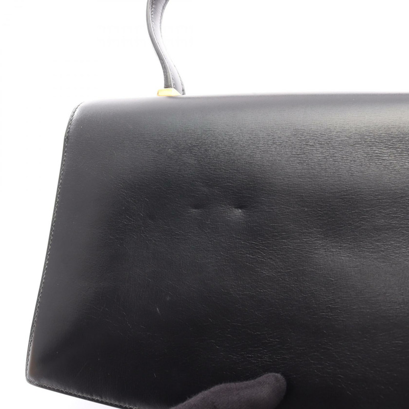 愛馬仕鋼琴包 Box 小牛皮 黑色 GHW 二手 女士 J-5