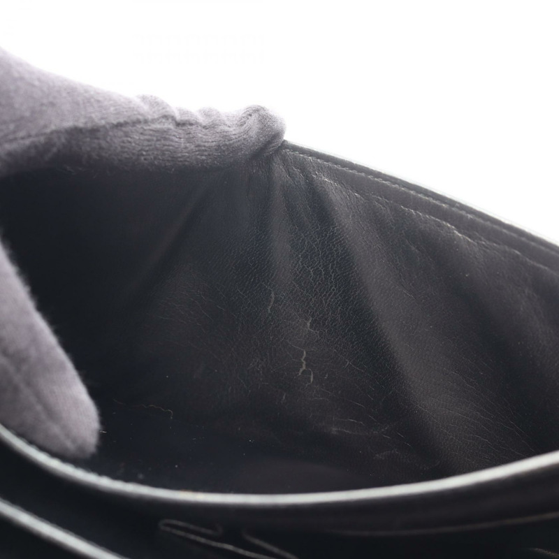 愛馬仕鋼琴包 Box 小牛皮 黑色 GHW 二手 女士 J-11