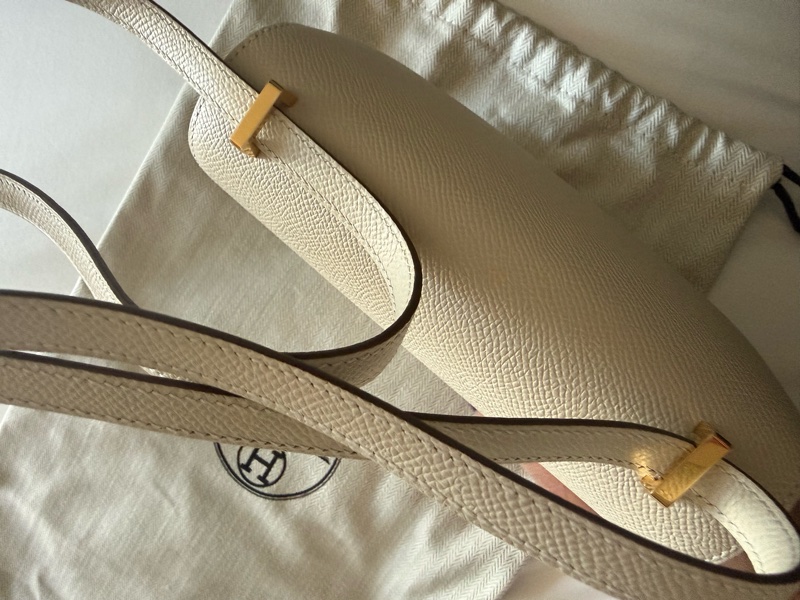 💖Hermes 迷你康康 mini Constance💖 奶昔白金釦 K刻-3