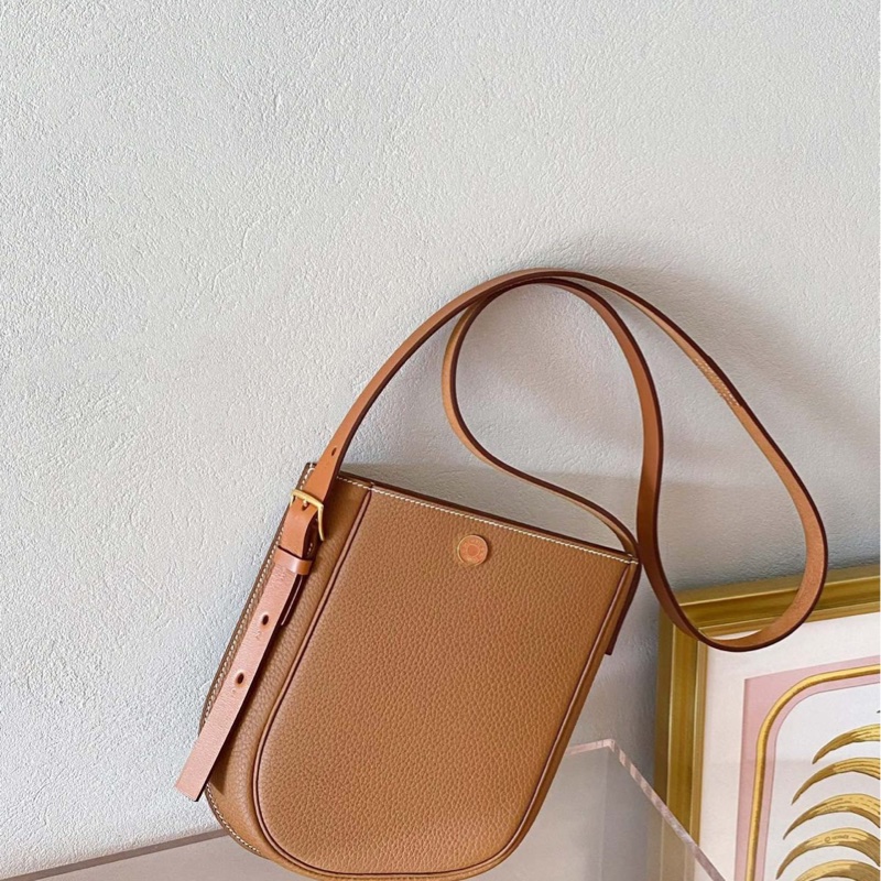 99新Hermès愛馬仕小眾款斜挎包Perspect 歪歪包 金棕金扣 U刻 五金膜在-1