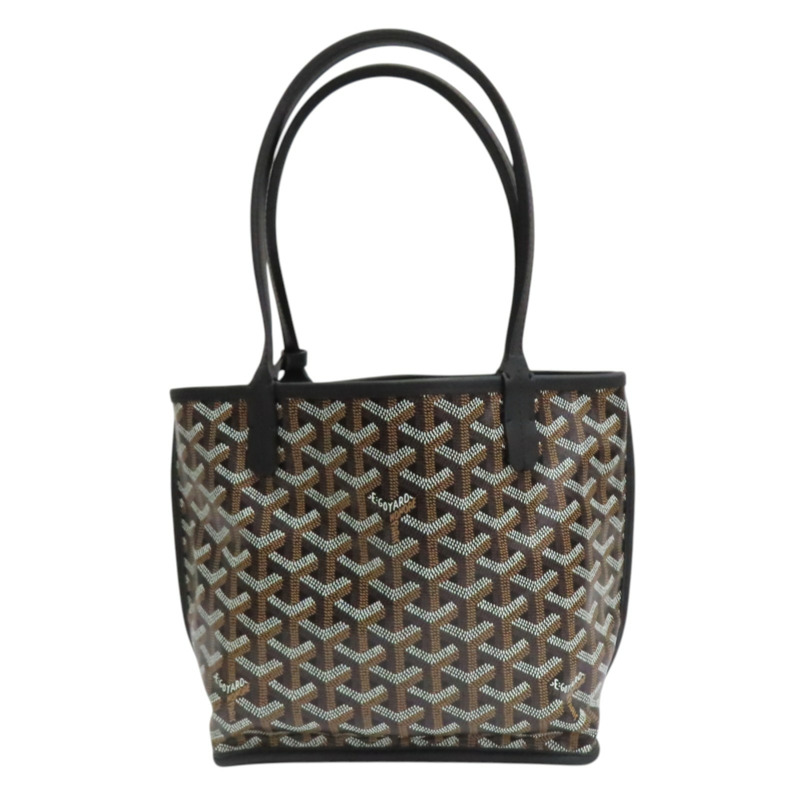 黑色 帆布 Anjou Mini 肩背包【GOYARD 高雅德】-1