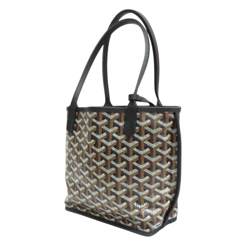 黑色 帆布 Anjou Mini 肩背包【GOYARD 高雅德】-2